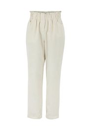 Pieces Tall Pantaloni  bianco / grigio fumo