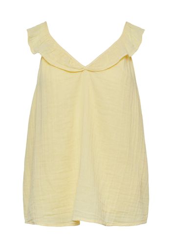 PIECES Top 'LELOU'  giallo