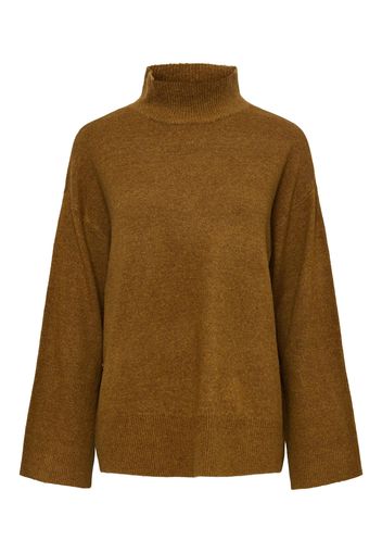 PIECES Pullover 'Nuska'  marrone