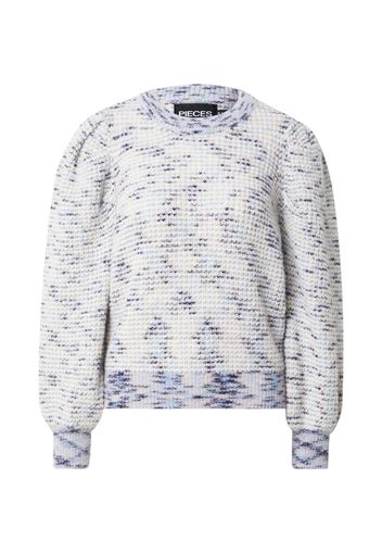 PIECES Pullover 'ARINA'  blu / blu pastello / bianco