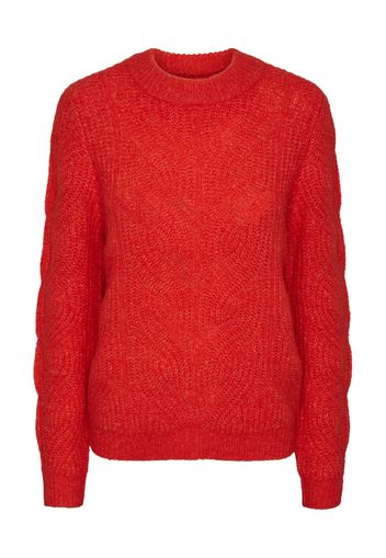 PIECES Pullover 'Lenora'  rosso fuoco