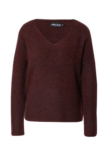 PIECES Pullover 'Ellen'  bordeaux