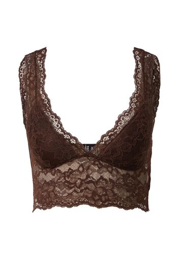 PIECES Reggiseno 'LINA'  marrone scuro