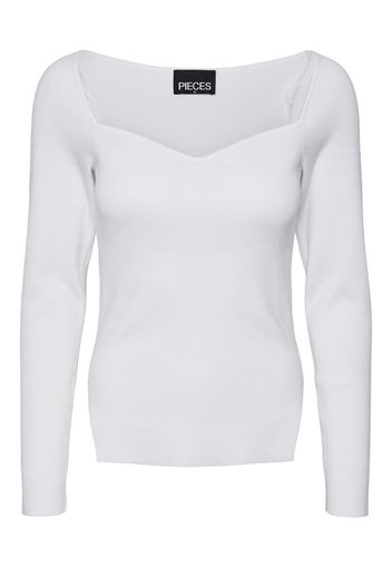 PIECES Pullover 'JULLE'  bianco