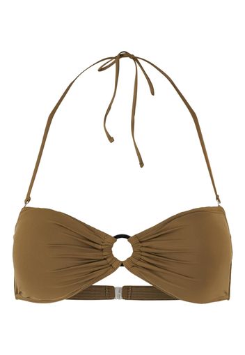 PIECES Top per bikini 'Groa'  marrone