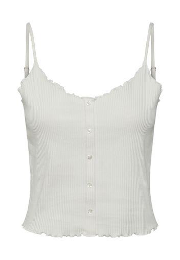 PIECES Top 'NUKISA'  bianco