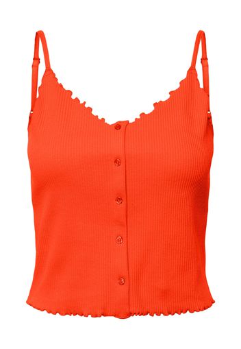 PIECES Top 'NUKISA'  arancione neon