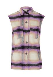 PIECES Camicia da donna 'Carlene'  lilla / nero / crema / rosa antico