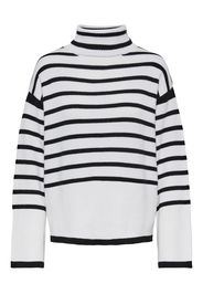 PIECES Pullover 'HIRA'  bianco / nero