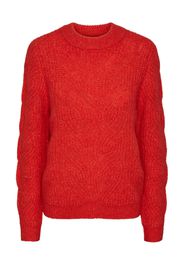 PIECES Pullover 'Lenora'  rosso fuoco