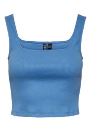 PIECES Top 'NUKISA'  blu colomba