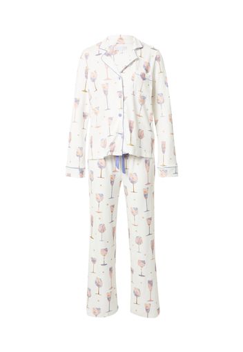 PJ Salvage Pigiama  oro / lilla chiaro / rosa / offwhite