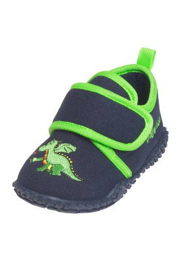 PLAYSHOES Ciabatta 'Drache'  marino / verde neon / arancione scuro / limone