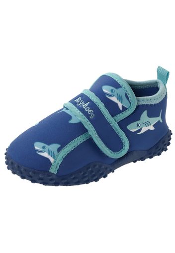 PLAYSHOES Scarpa bassa 'HAI'  blu / acqua / bianco