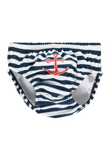 PLAYSHOES Pantaloncini da bagno  navy / rosso chiaro / bianco