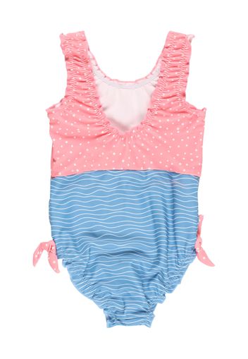 PLAYSHOES Costume intero 'Krebs'  blu fumo / blu reale / oro / rosa chiaro / bianco