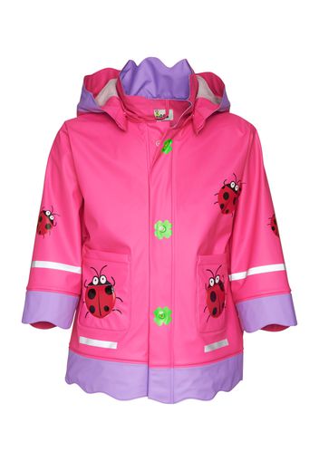 PLAYSHOES Cappotto 'GLÜCKSKÄFER'  lilla chiaro / rosa / rosso chiaro