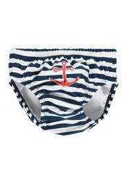 PLAYSHOES Pantaloncini da bagno  navy / rosso chiaro / bianco