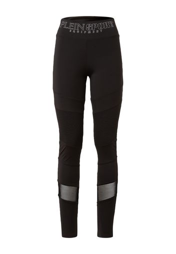 Plein Sport Leggings  grigio / nero