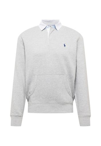 Polo Ralph Lauren Felpa 'RUGBY'  grigio sfumato / bianco / navy