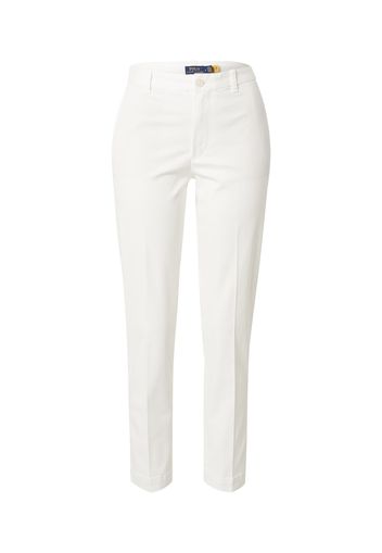 Polo Ralph Lauren Pantaloni con piega frontale  bianco