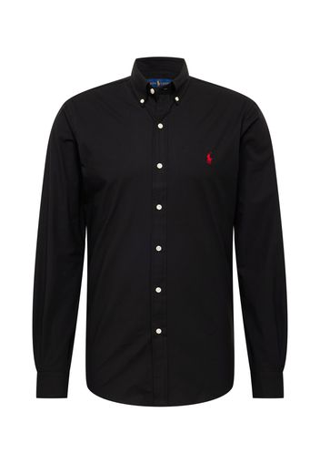 Polo Ralph Lauren Camicia  nero / rosso sangue