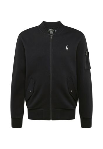 Polo Ralph Lauren Giacca di felpa  nero / bianco