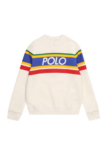 Polo Ralph Lauren Felpa  bianco / blu / giallo / rosso