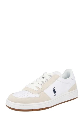 Polo Ralph Lauren Sneaker bassa 'POLO CRT PP-SNEAKERS-ATHLETIC SHOE'  bianco / navy / beige