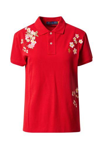 Polo Ralph Lauren Maglietta  oro / rosa chiaro / rosso fuoco / bianco