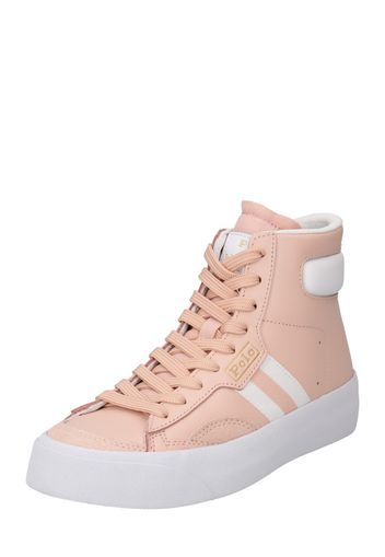 Polo Ralph Lauren Sneaker alta  rosa chiaro / offwhite