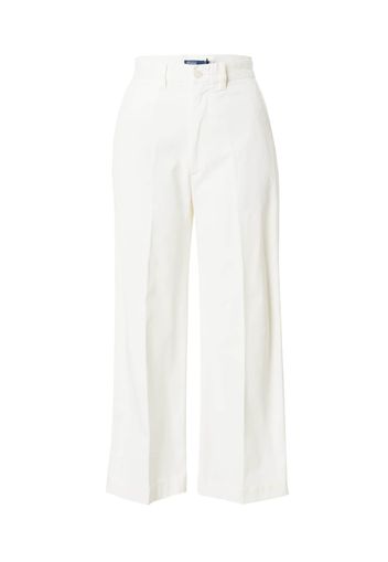 Polo Ralph Lauren Pantaloni con piega frontale  bianco