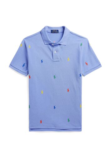 Polo Ralph Lauren Maglietta  blu chiaro / giallo / verde / rosso