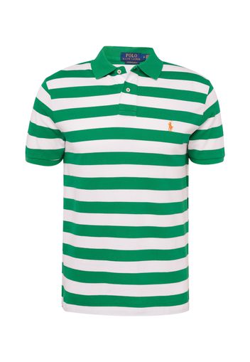 Polo Ralph Lauren Maglietta  verde chiaro / arancione / bianco