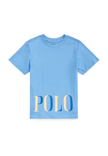 Polo Ralph Lauren Maglietta  blu cielo / blu chiaro / giallo