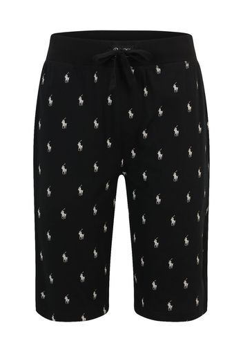 Polo Ralph Lauren Pantaloncini da pigiama  nero / bianco