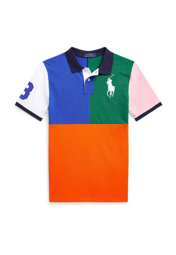 Polo Ralph Lauren Maglietta  verde / arancione / rosa / bianco