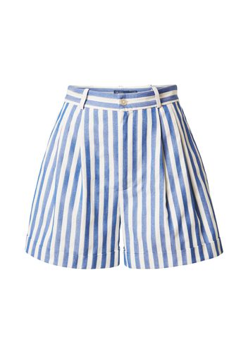 Polo Ralph Lauren Pantaloni con pieghe  blu / bianco