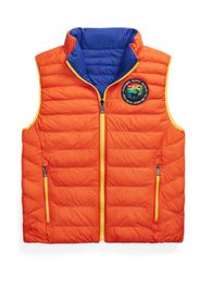 Polo Ralph Lauren Gilet  blu reale / limone / arancione scuro / bianco