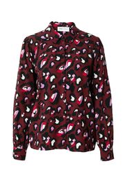 POM Amsterdam Camicia da donna  rosa / rosso scuro / nero / bianco