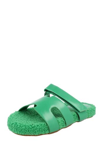 Public Desire Zoccoletto 'HOT FUZZ'  verde chiaro