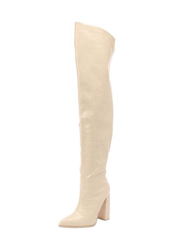 Public Desire Overknee 'LARA'  beige