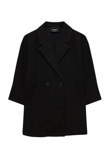 Pull&Bear Cappotto di mezza stagione  nero