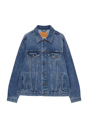 Pull&Bear Giacca di mezza stagione  blu denim