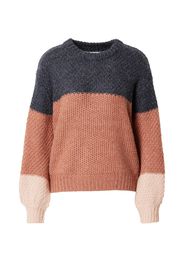 PULZ Jeans Pullover 'CLEMENTINE'  blu notte / ruggine / cipria