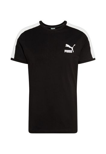 PUMA Maglia funzionale  nero / bianco