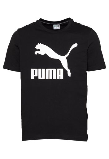 PUMA Maglietta  nero / bianco