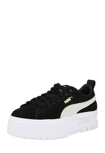 PUMA Sneaker bassa 'Mayze'  nero / bianco / oro