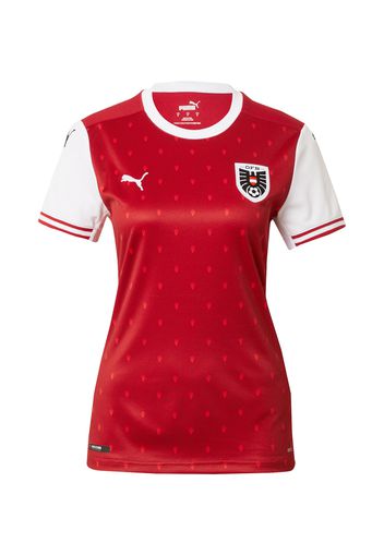 PUMA Maglia trikot  rosso / bianco