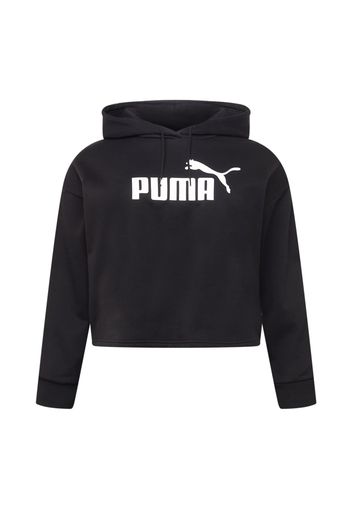 PUMA Felpa sportiva  nero / bianco